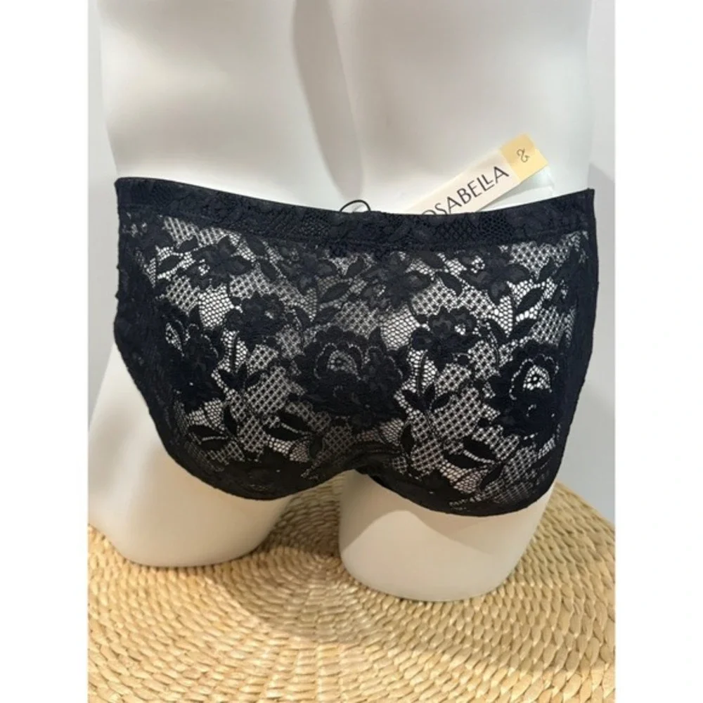 Cosabella Never Say Never Comfort Micro Brief Black Lace Brief NWT Size M